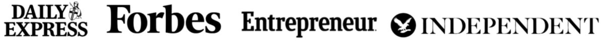 Daily Express, Forbes, Entrepreneur, Independent