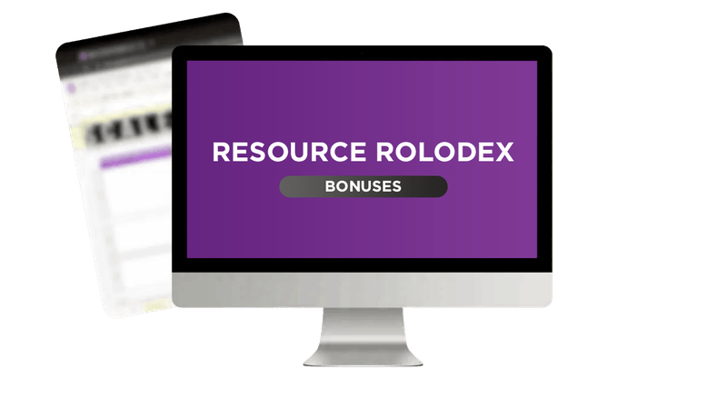 Profit-Ready Resource Rolodex