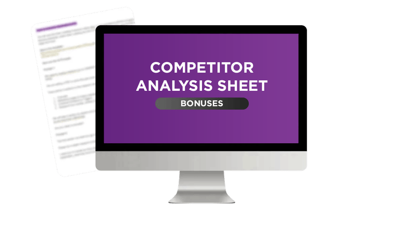 Competitor Spy Sheet